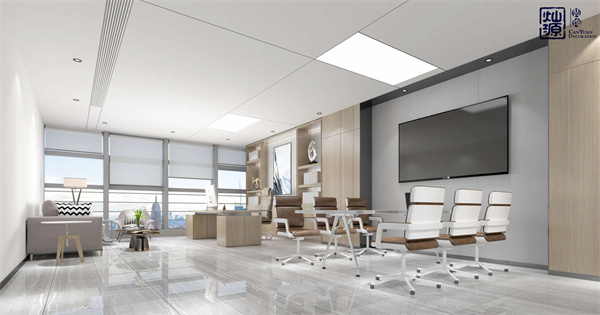 辦公室裝修效果圖之簡約實用 辦公室裝修效果圖之簡約實用
